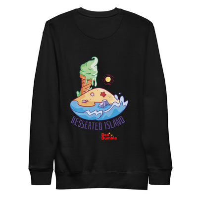 Unisex Premium Sweatshirt Dessert Island DTG + Embroidery