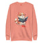 Unisex Premium Sweatshirt Reading Cool Cat