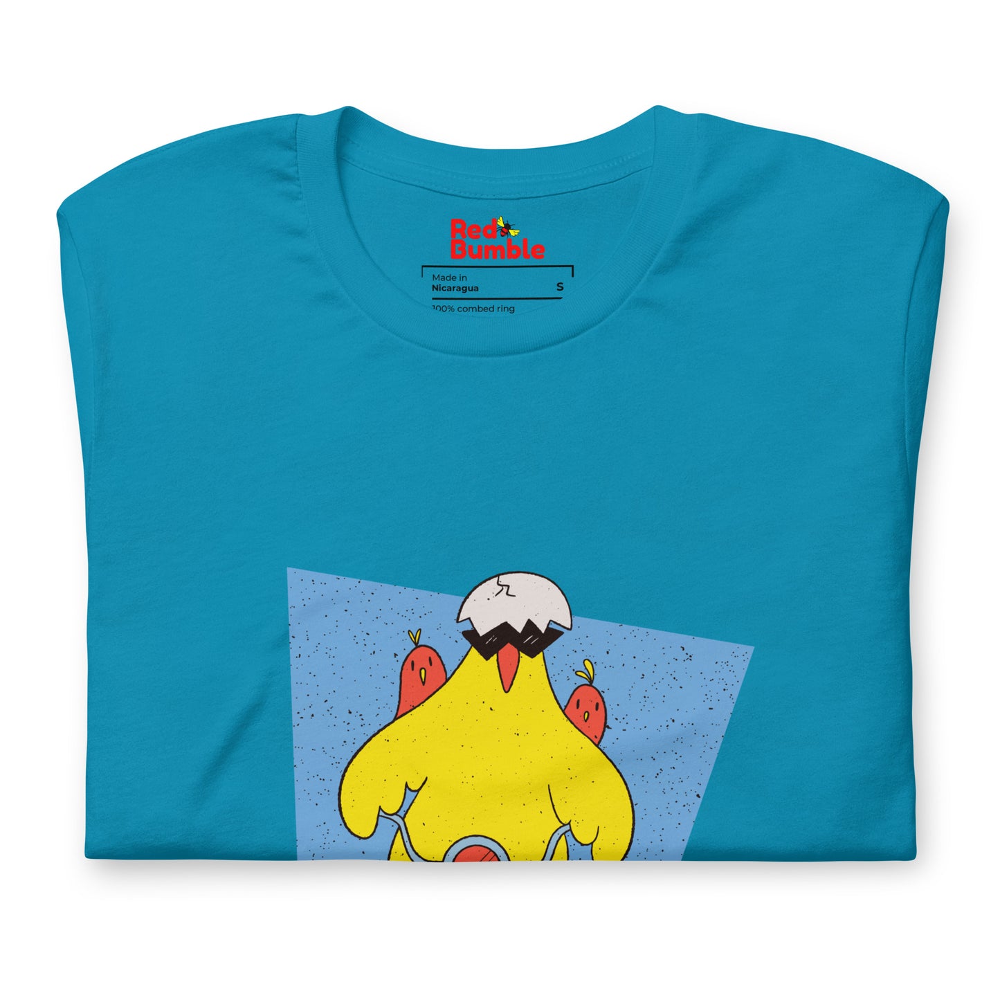 Unisex Short Sleeve T-Shirt Chicken Riding a Bike