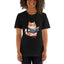 Unisex Short Sleeve T-Shirt Reading Cool Cat