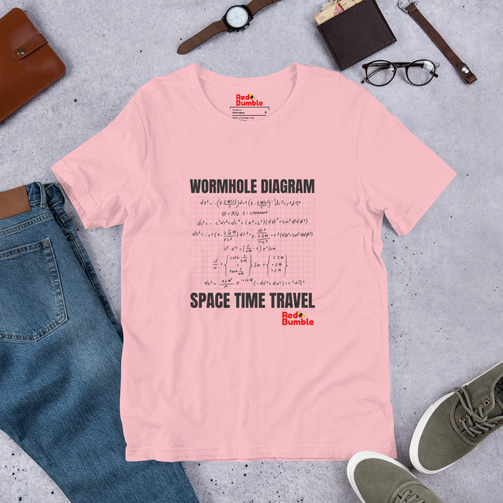 Unisex Short Sleeve T-Shirt Spacetime Travel