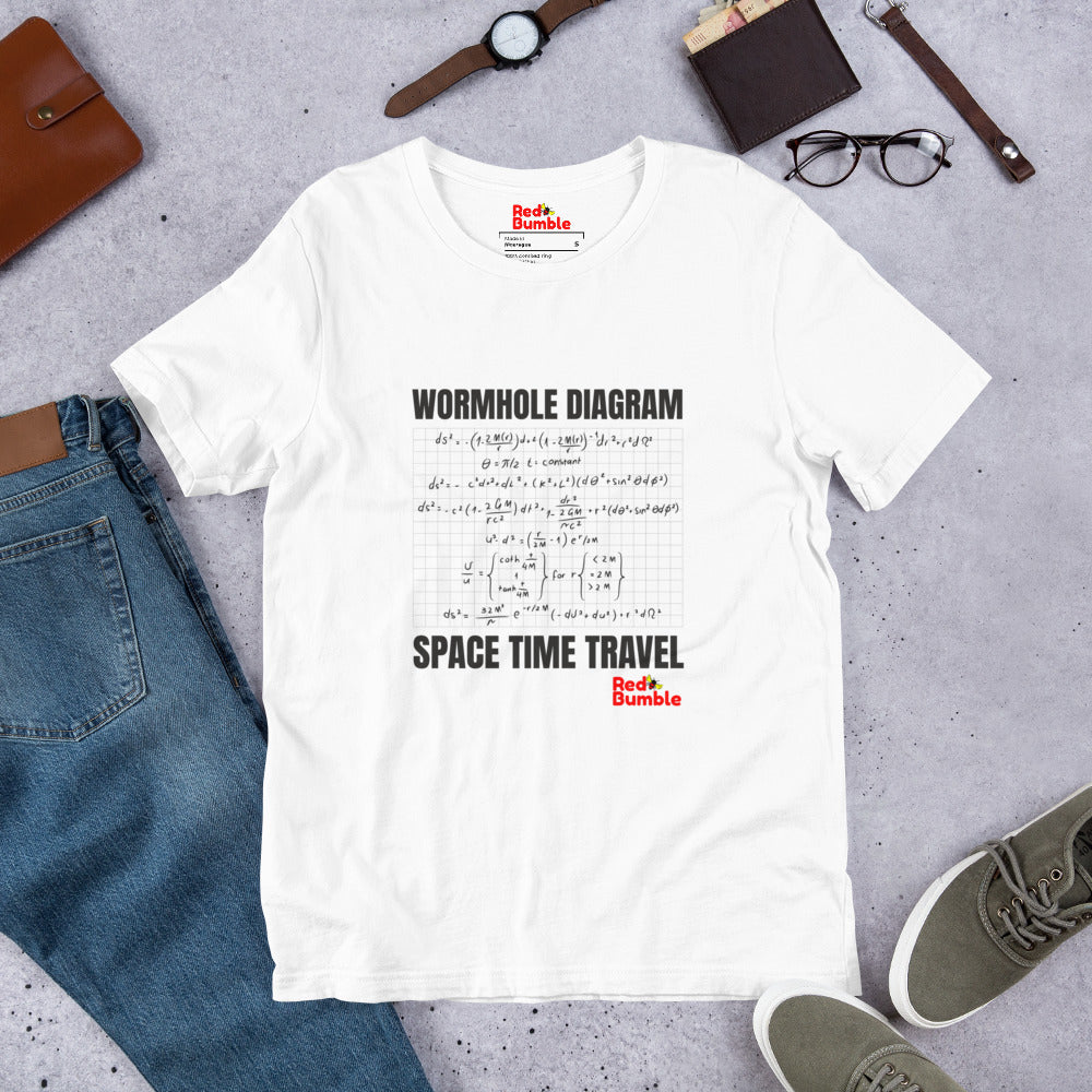 Unisex Short Sleeve T-Shirt Spacetime Travel