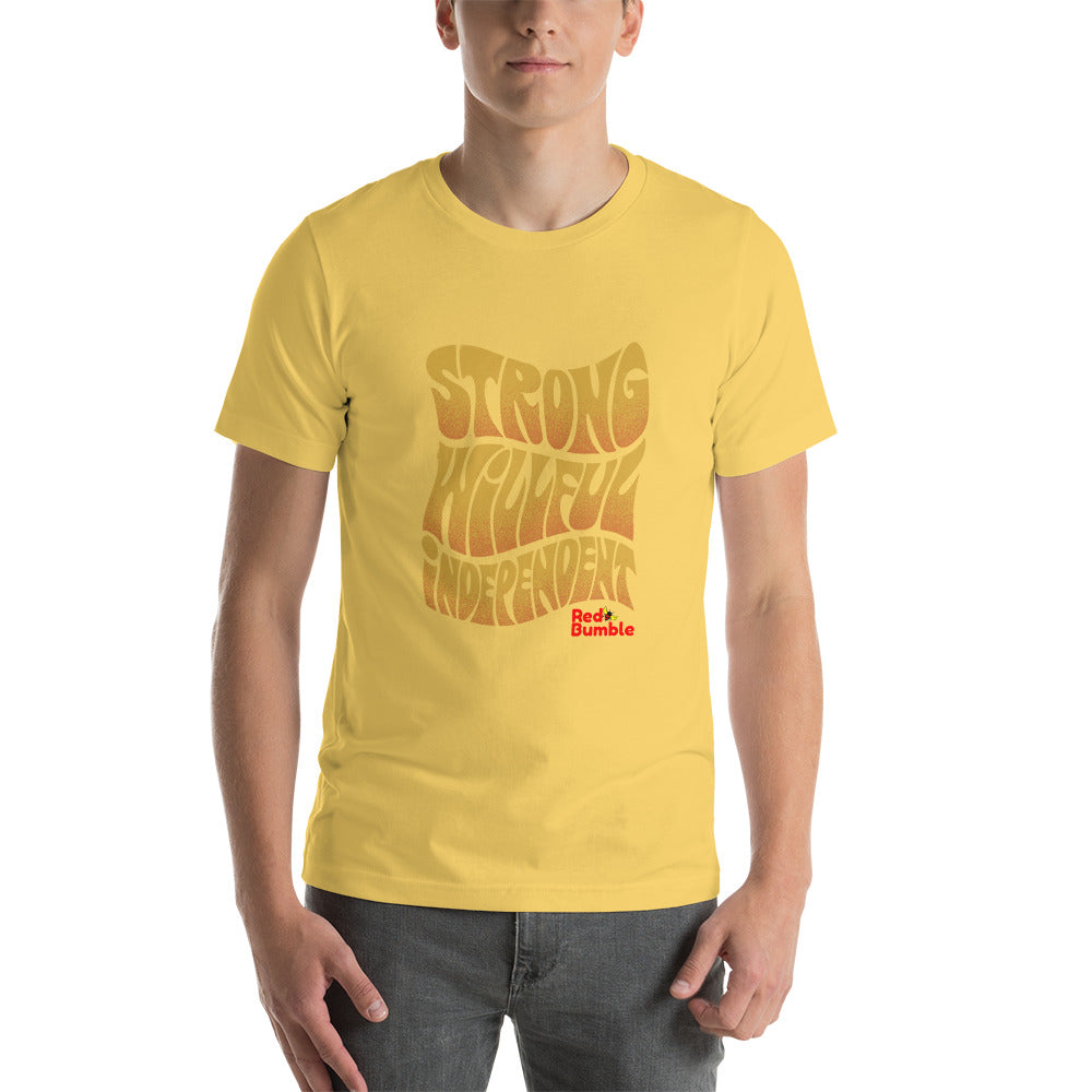 Unisex Short Sleeve T-Shirt Strong Wilful Independent