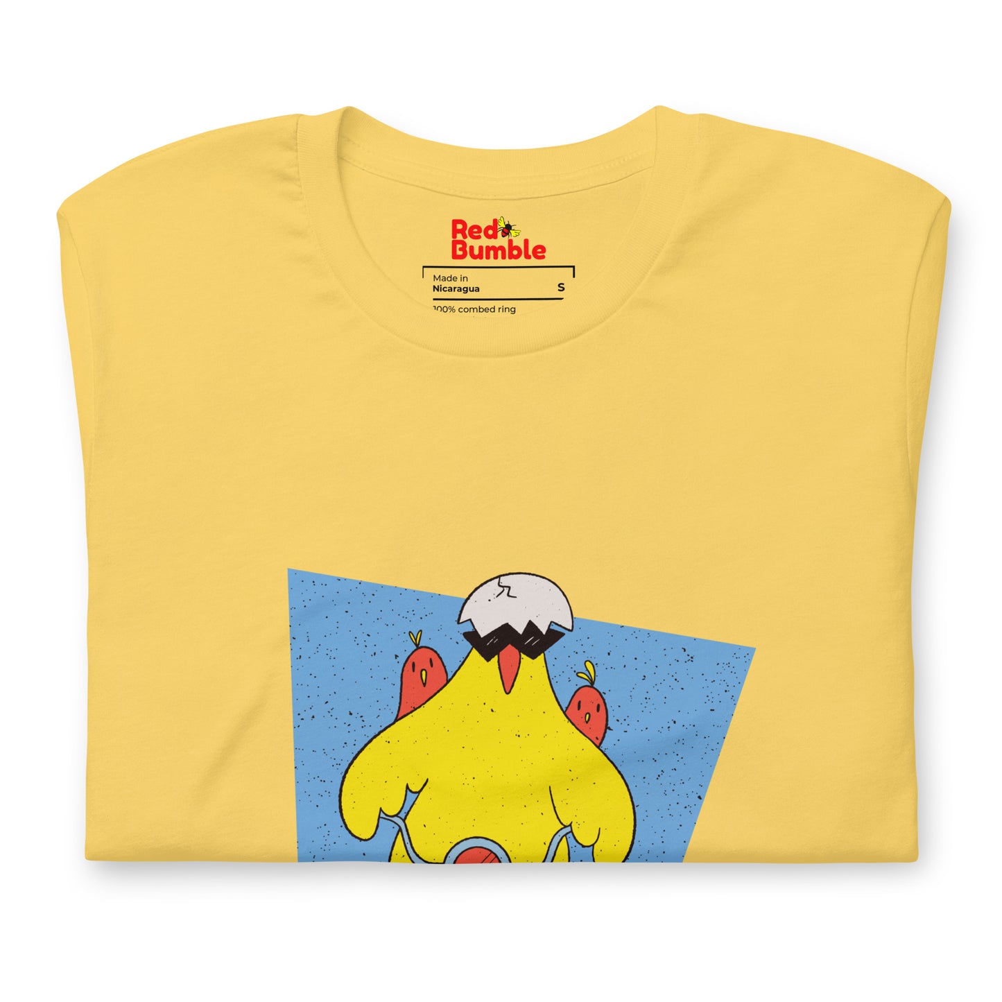 Unisex Short Sleeve T-Shirt Chicken Riding a Bike